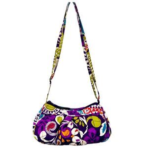 Vera Bradley Plum‎ Print Mini Crossbody Bag